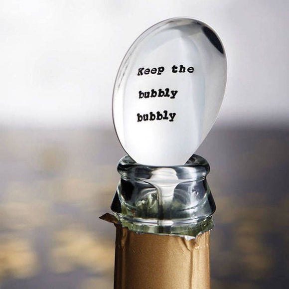'Bubbly Bubbly' Vintage Champagne Prosecco Spoon