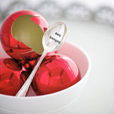 Personalised Silver Plated Vintage Teaspoon