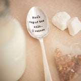Personalised Silver Plated Vintage Teaspoon