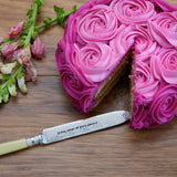 Personalised Silver Plated Vintage Cake Knife